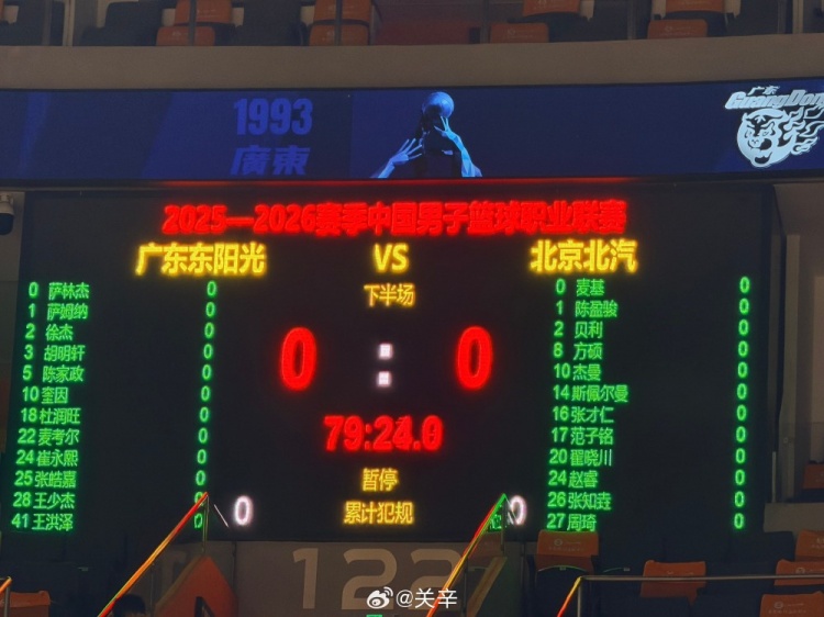 Kaiyun sports-京粤大战大名单：徐杰胡明轩崔永熙周琦赵睿领衔 萨林杰麦基在列